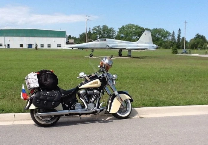 At the very north of North America. Indians and airplanes.