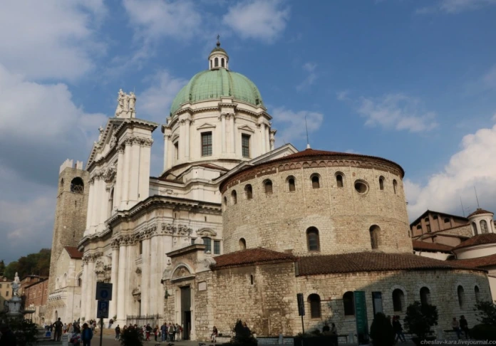 Brescia is a city and a fortress.