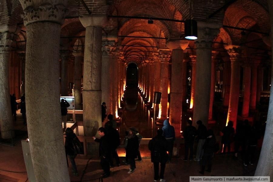 Cistern, the Basilica, Basilica, Cistern, Istanbul, Istanbul