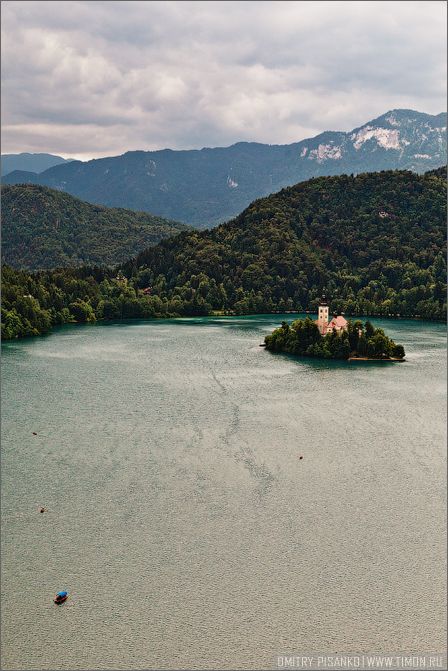 озеро Блед, Мариинская церковь, Lake Bled, Mariinsky Church