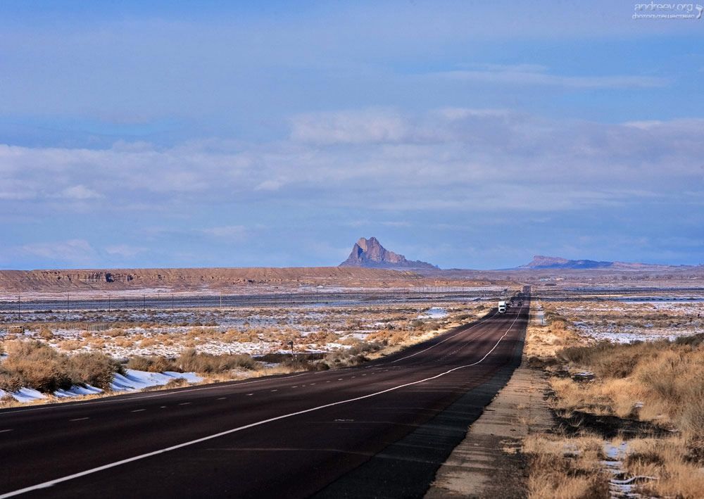New Mexico, the road, the US route