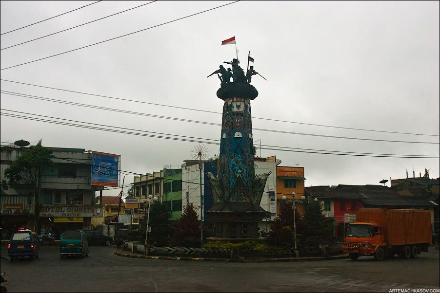 City Berastagi, North Sumatra.  City Berastagi, North Sumatra.