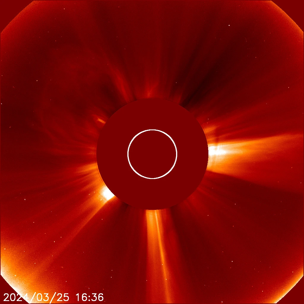 SOHO LASCO C2, Сонце