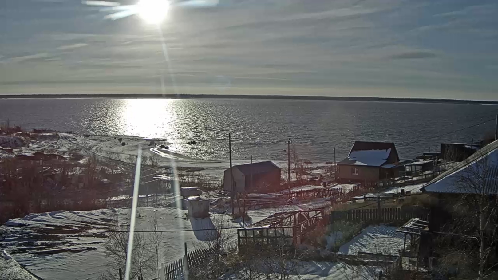 Lena River, south, Sangar
