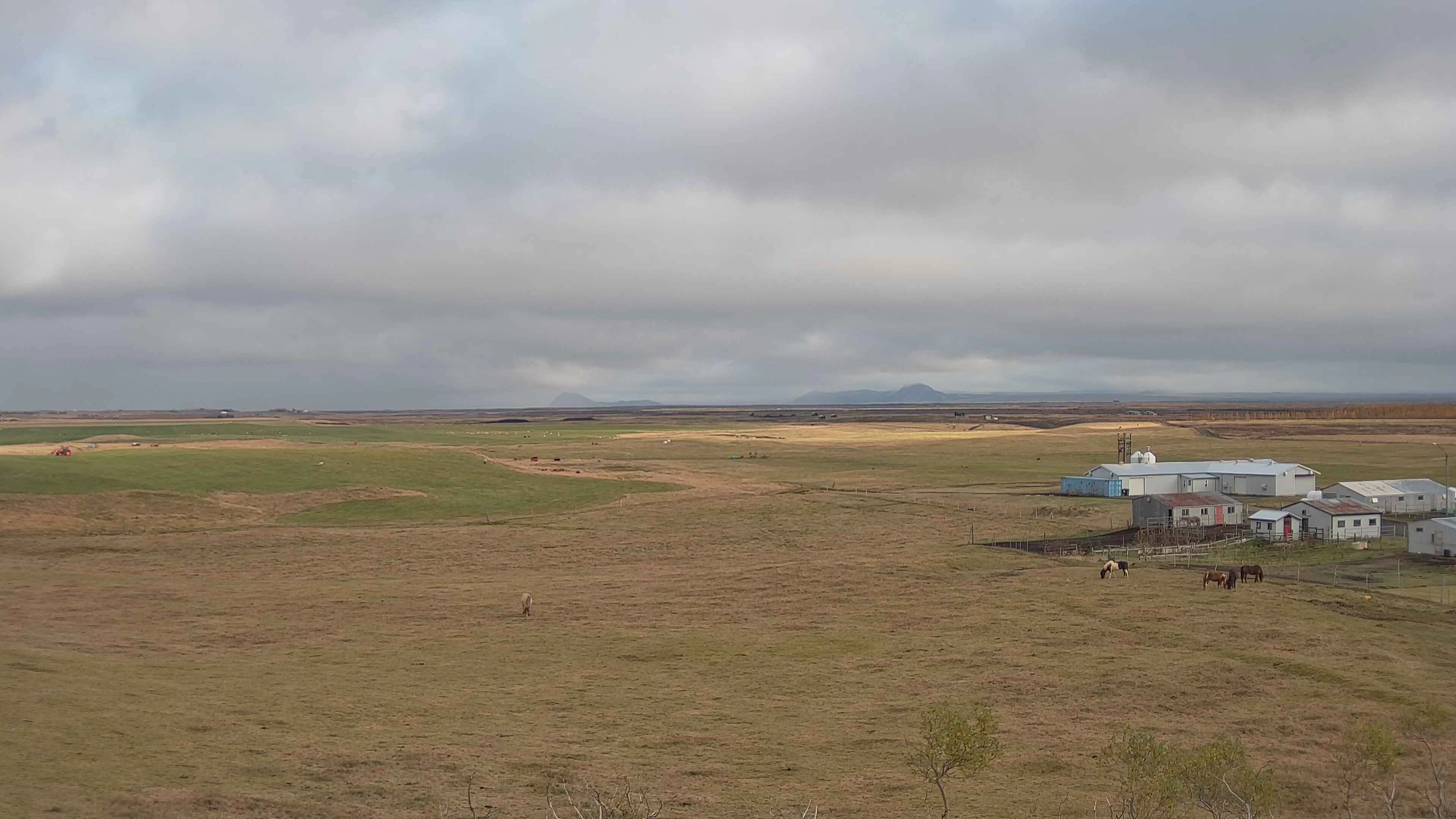 Hekla volcano from Hella, Hella, South