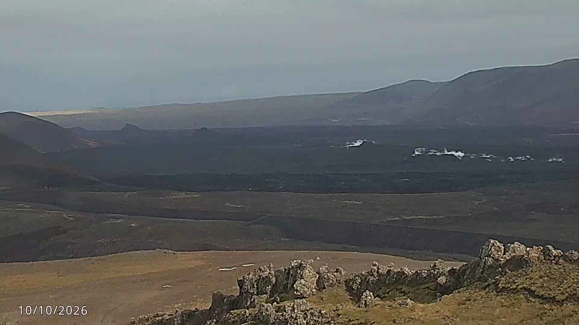 Eruption site from the top of Thorbjorn, Grindavik, Southern Peninsula