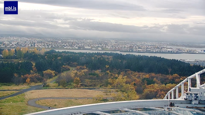 City panorama from Perlan, Reykjavik, Capital Region