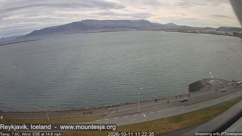 Traffic and weather, Reykjavik, Capital Region