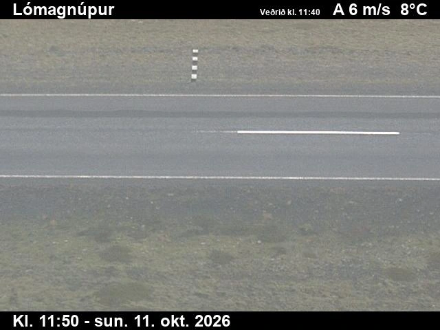 Road camera, road 1, road surface, Lomagnupur, South
