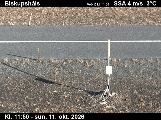 Road camera, road 1, Biskupshals, Northeast