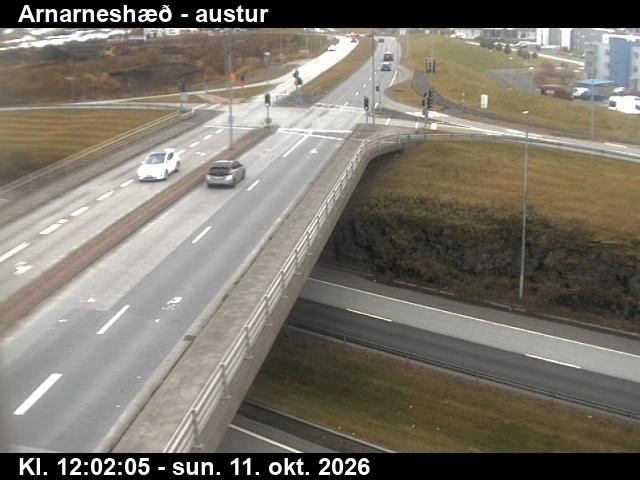 Road camera, road 40, looking east, Arnarneshaed, Capital Region