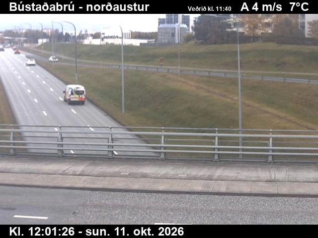 Road camera, road 40, Bustadabru, Capital Region
