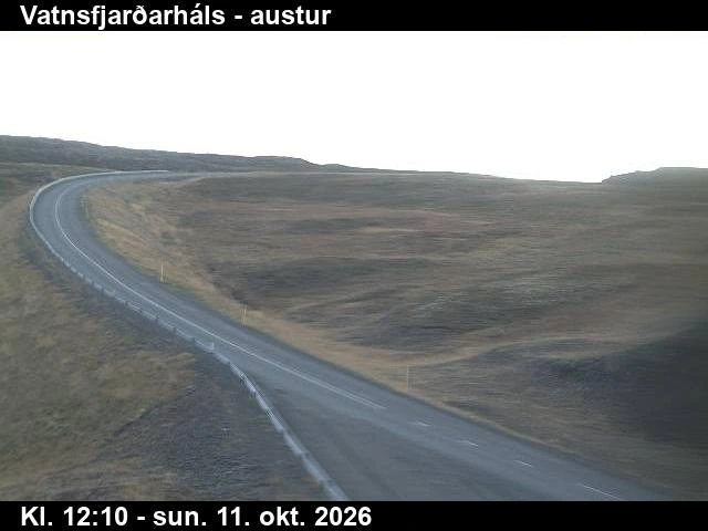 Road camera, road 61, looking east, Vatnsfjardarhals, Westfjords
