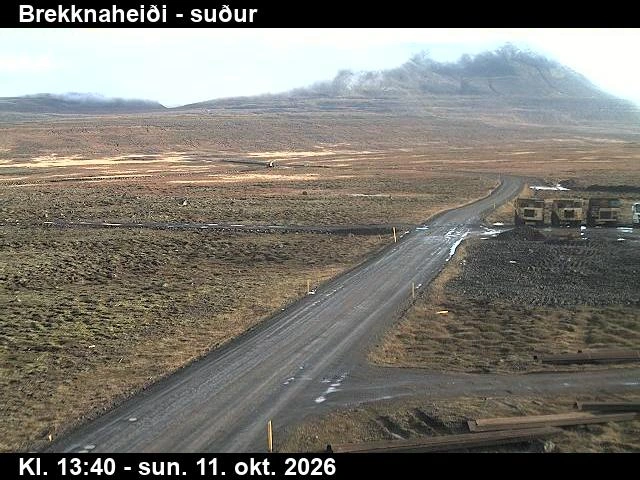 Road camera, road 85, looking south, Brekknaheidi, East