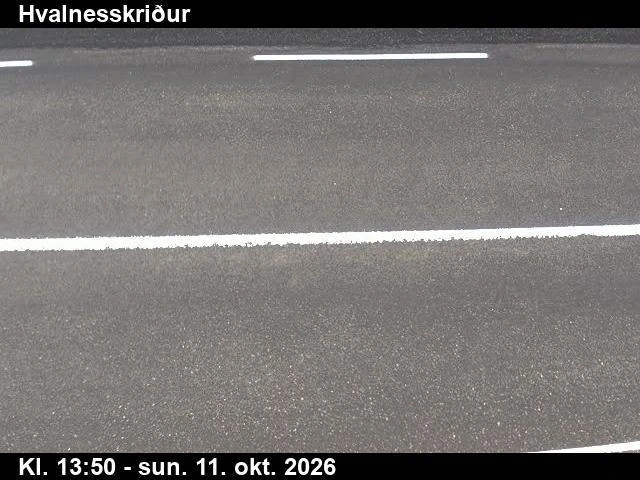 Road camera, road 1, road surface, Hvalnesskridur, East