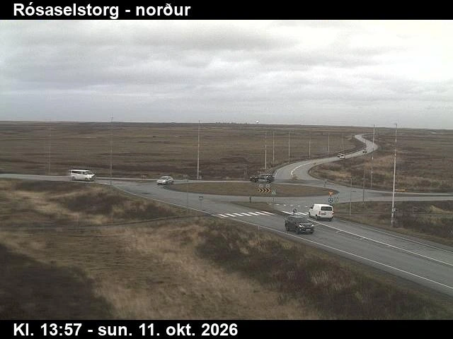 Road camera, road 41, looking north, Rosaselstorg, Southwest