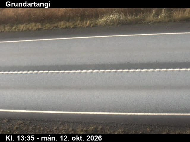 Road camera, road 1, road surface, Grundartangi, West