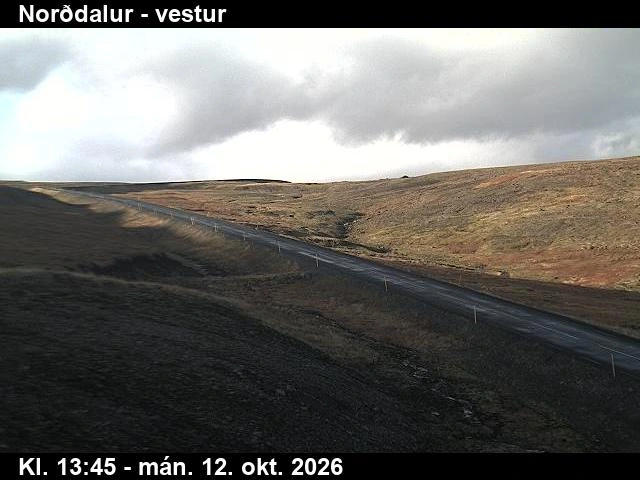 Road camera, road 61, looking west, Norddalur, Westfjords