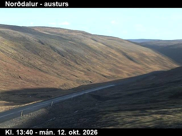 Road camera, road 61, looking east, Norddalur, Westfjords
