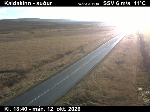 Road camera, road 85, looking south, Kaldakinn, Northeast