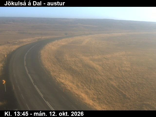 Road camera, road 1, looking east, Jokulsa a Dal, East