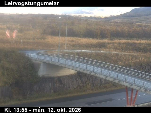 Road camera, road 1, road surface (2), Leirvogstungumelar, Capital Region