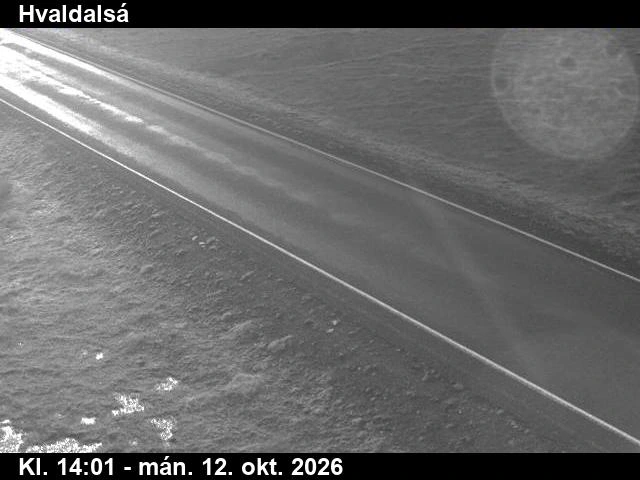 Road camera, road 1, road surface, Hvaldalsa, East