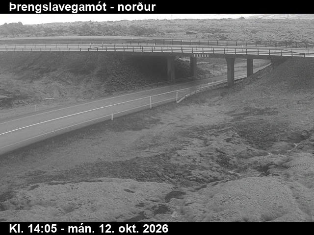 Road camera, road 39, Threngslavegamot, Southwest