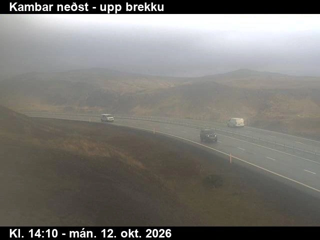 Road camera, road 1, looking east, Kambar, foot of the hill, Southwest