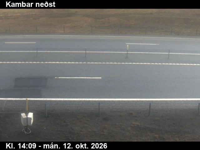 Road camera, road 1, road surface, Kambar, foot of the hill, Southwest