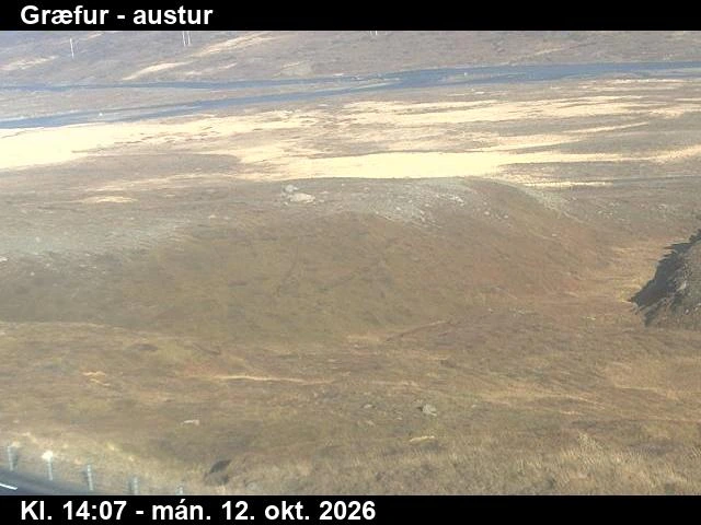 Road camera, road 1, looking east, Graefur, East