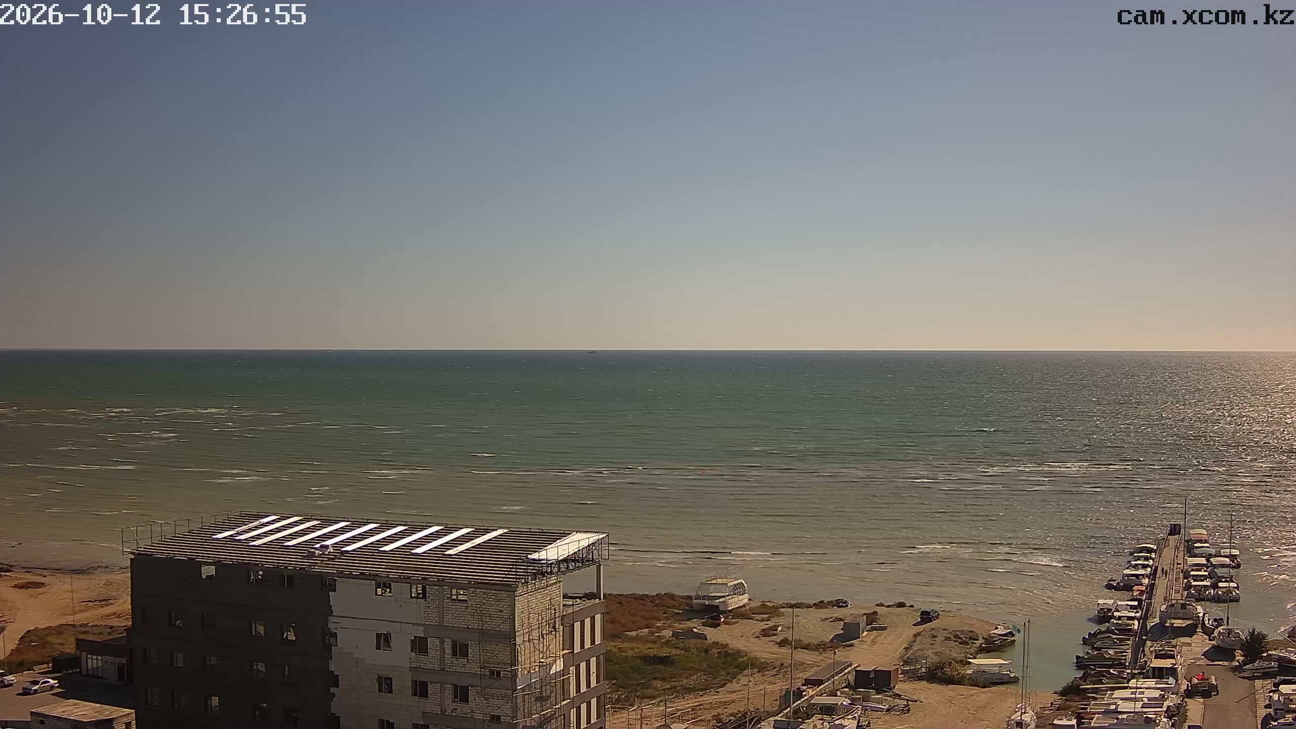 Caspian Sea at Briz, 4A microdistrict, Aktau, Mangystau Region