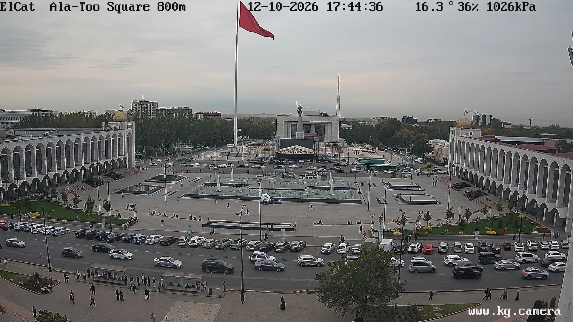 Ala-Too Square, general view, Bishkek
