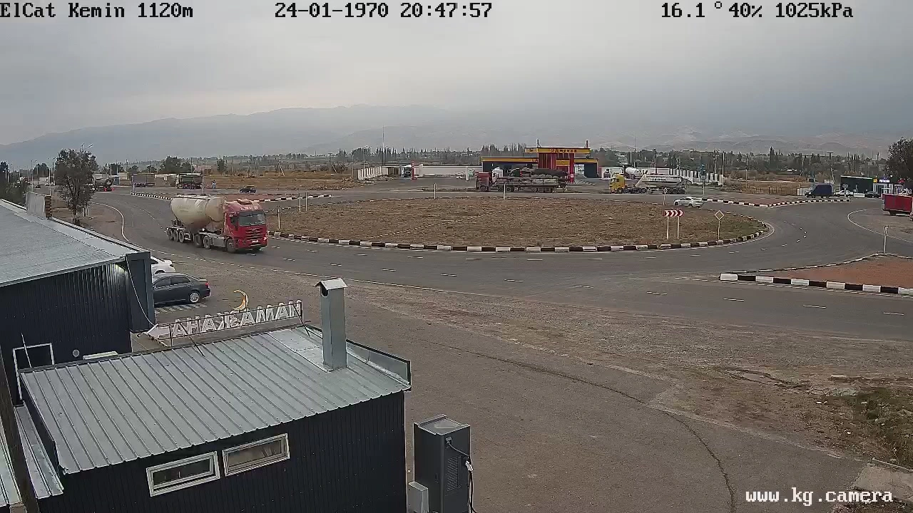 Bishkek - Balykchy road, km 101 roundabout, Kemin, Chuy Region