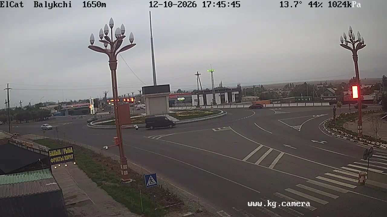 Town entrance, Balykchy, Issyk-Kul Region