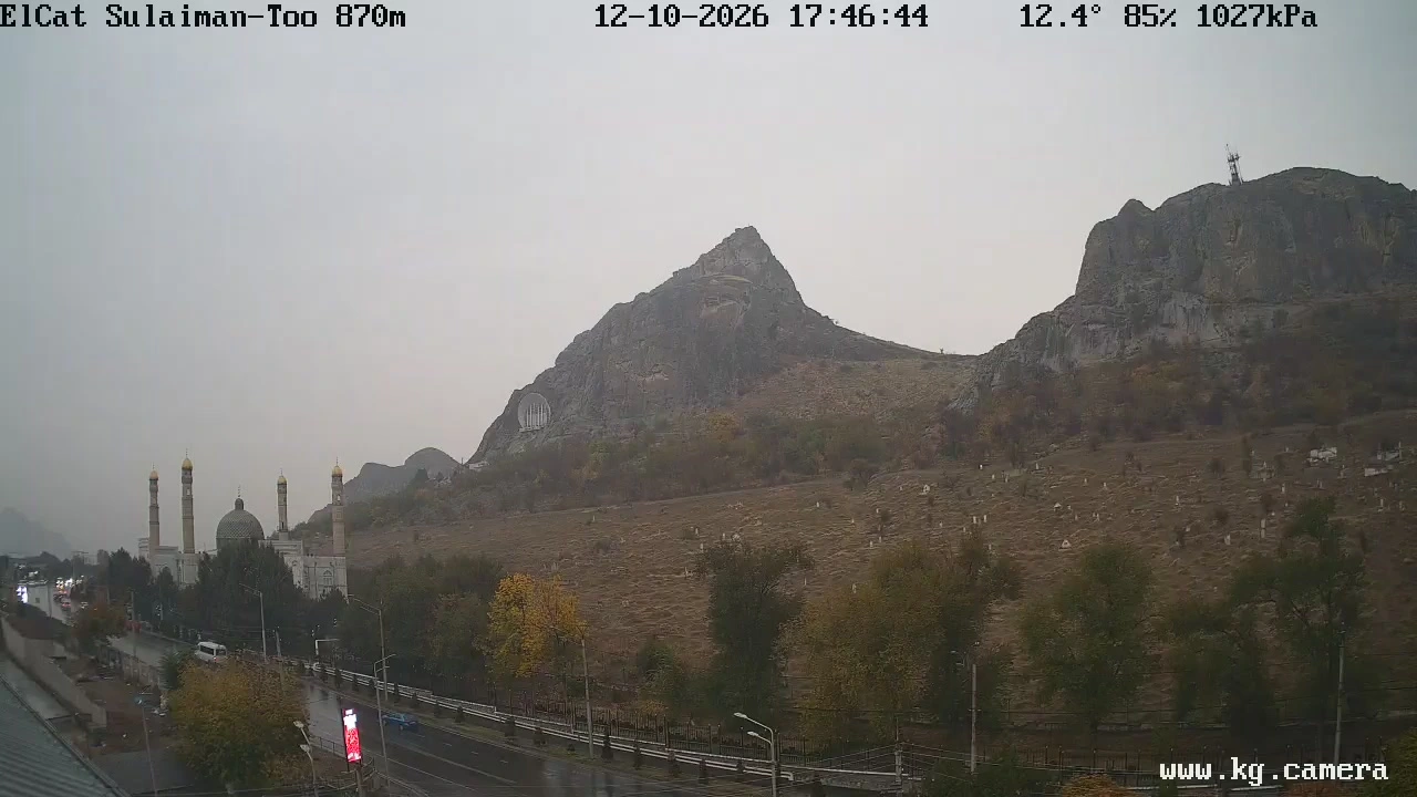 Sulaiman-Too mountain and mosque, Osh
