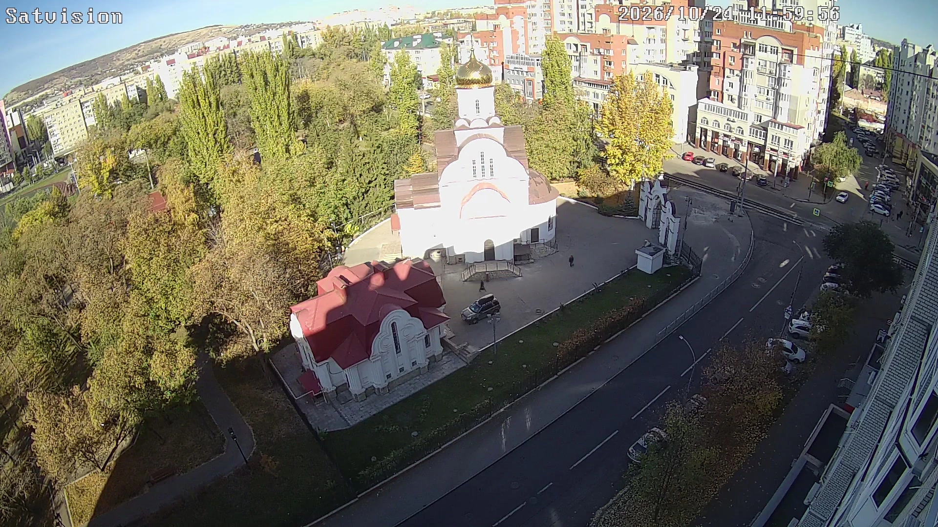 Children's Park, view of the church, Saratov