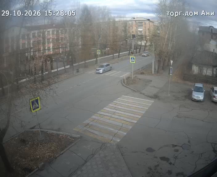 Krasnoarmeyskaya Street and Chekhova Street, Kyzyl