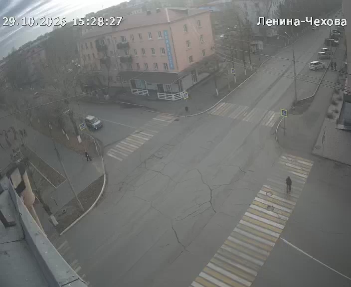 Lenina Street and Chekhova Street, Kyzyl