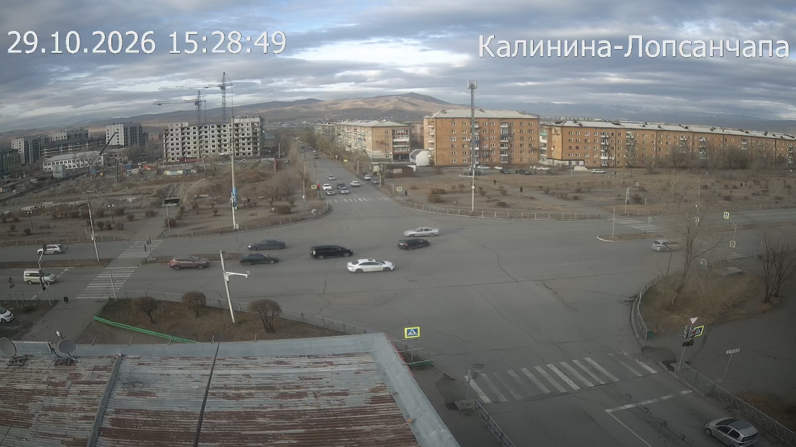 Lopsanchapa Street and Kalinina Street, Kyzyl