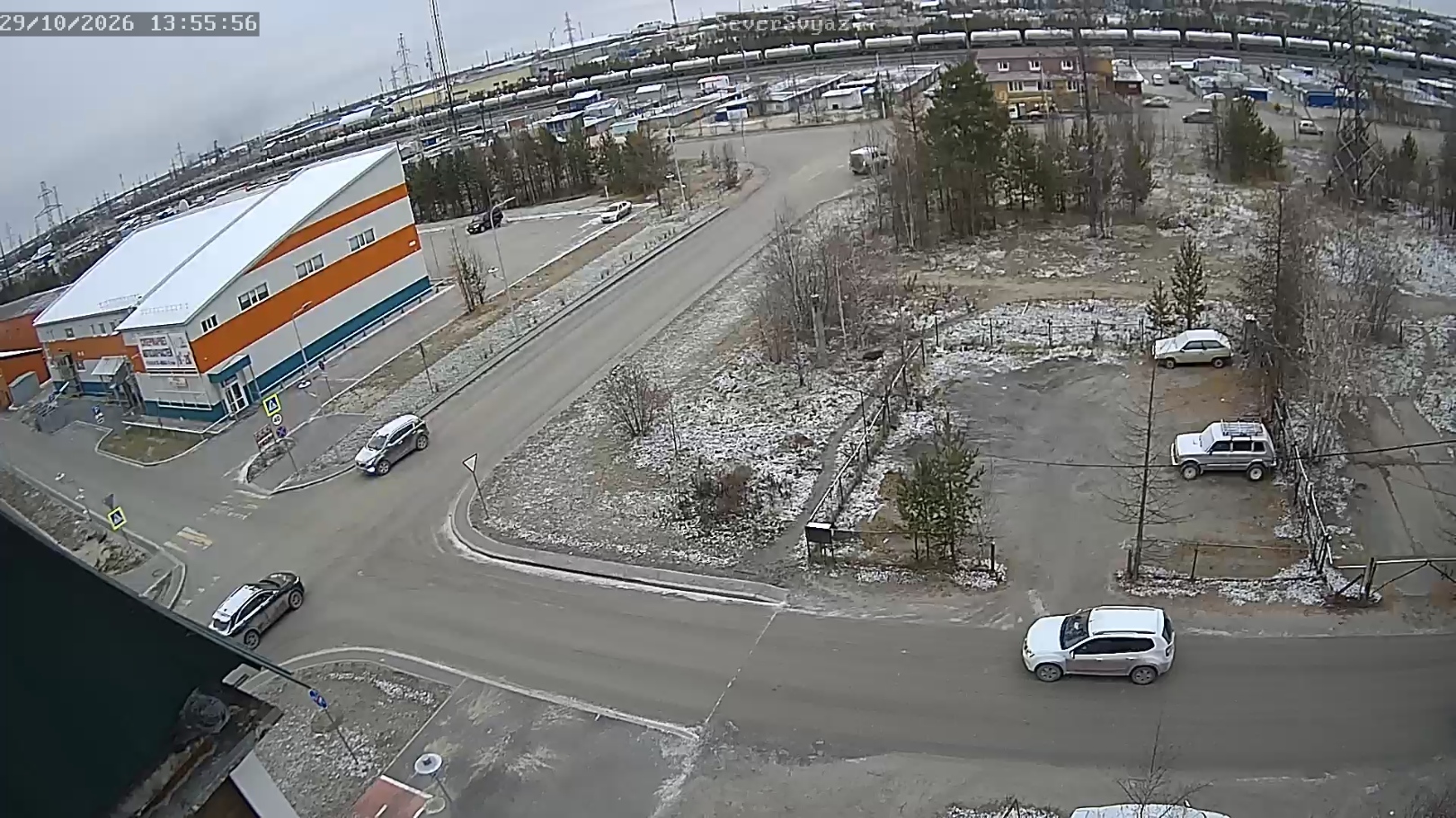 Vysotskogo Street and Magistralnaya Street, Noyabrsk