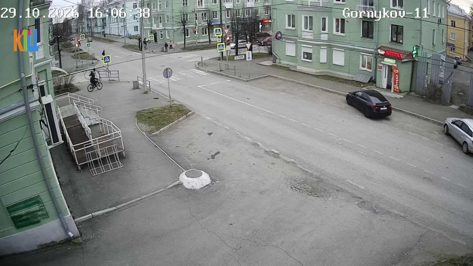 Gornyakov Street and Stroiteley Street, Kushva
