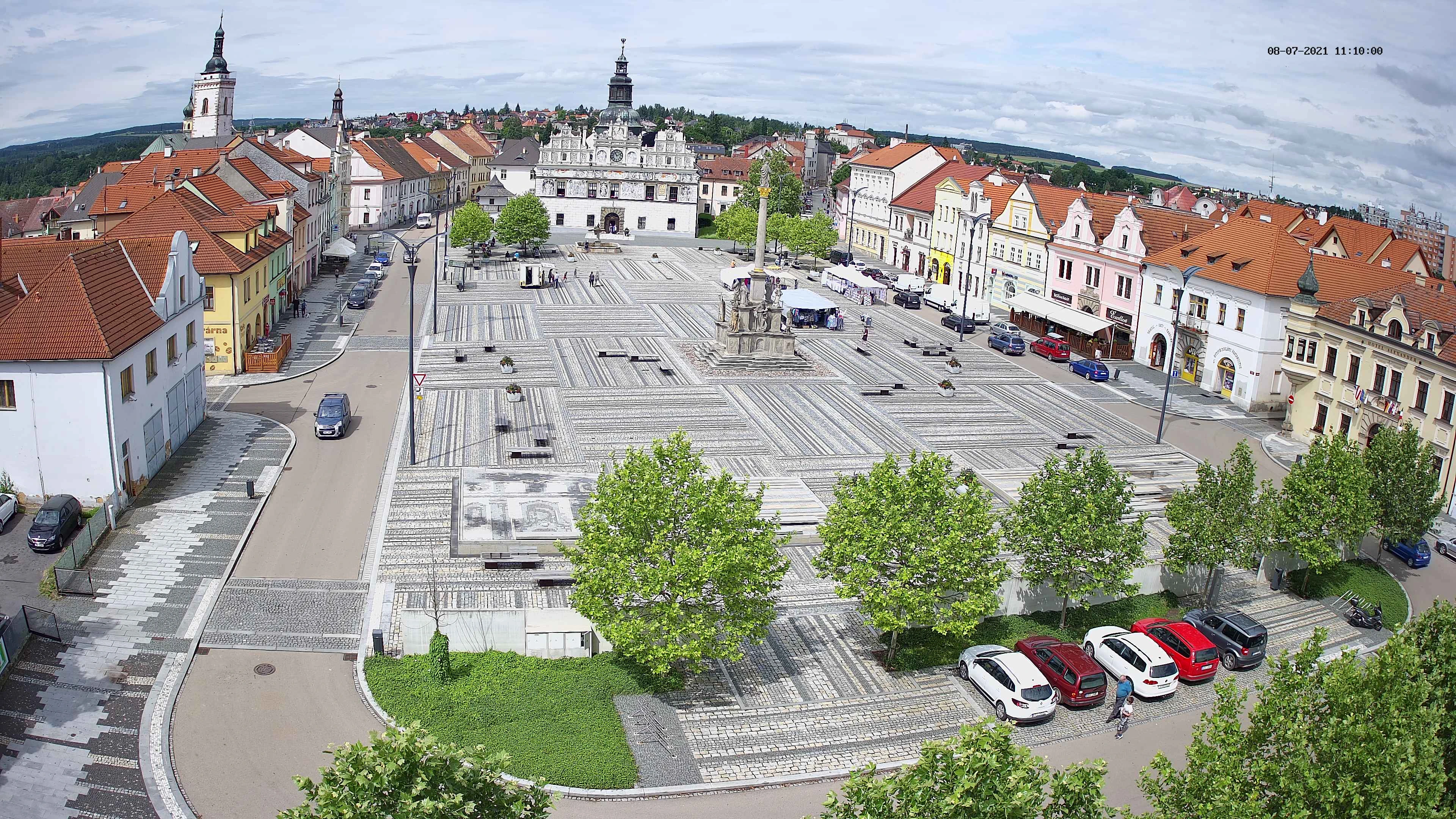 Masaryk Square, Stribro, West-Bohemian Spas