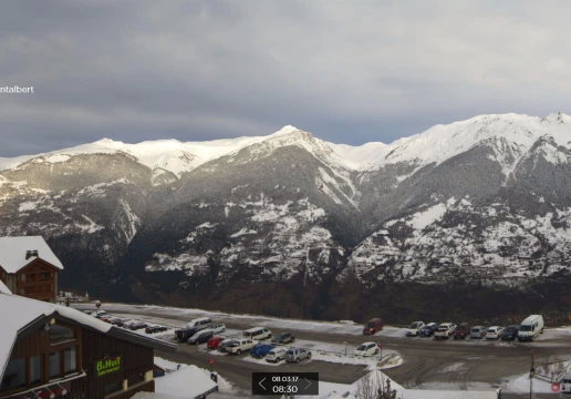 Ski resort, La Plagne, Alps