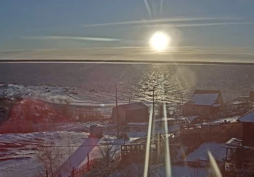 Lena River, south, Sangar