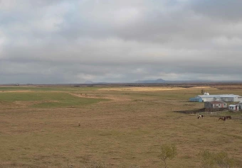 Hekla volcano from Hella, Hella, South