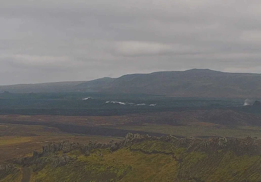 Sundhnúkur craters from Mount Þorbjörn, Grindavík, Southern Peninsula