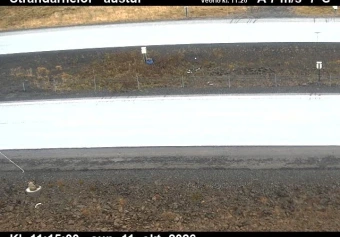Road camera, road 41, road surface, looking east, Strandarheidi, Southwest