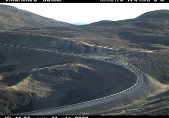 Road camera, road 84, looking east, Vikurskard, North