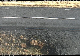 Road camera, road 1, road surface, Fagridalur, East